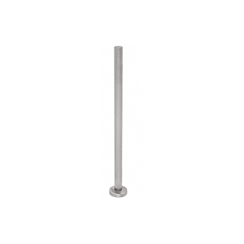 Brushed Stainless 36" Steel Round Glass Clamp Blank Post Railing Kit