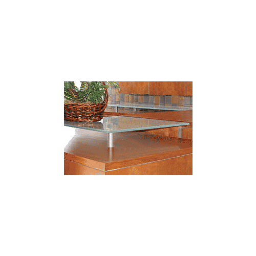 Custom Satin Chrome 1-3/4" Diameter Standoff Base