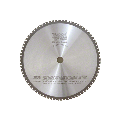 12" x 1" Arbor 76 Tooth Carbide Saw Blade for Stainless Steel