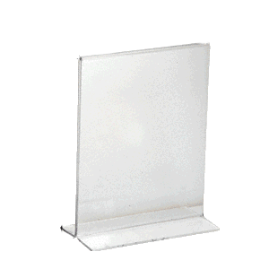 Clear Acrylic Small Sign Card Holder