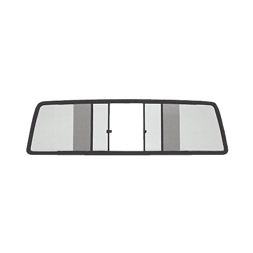 Duo-Vent Four Panel Slider with Light Gray Glass for 1982-1993 GMC/Chevy S-Series Truck