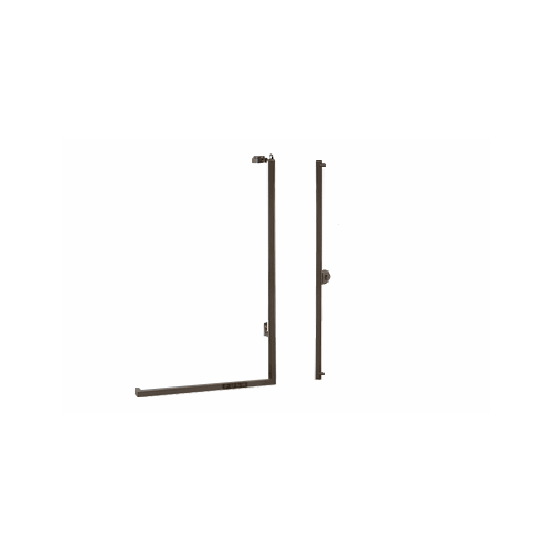 Oil Rubbed Bronze Right Hand Reverse Rail Mount Keyed Access "F" Exterior, "D" Shape Top Securing Panic Handle