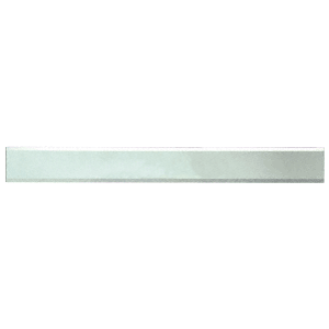Clear Mirror Glass 2" x 20" Strips Beveled Only on 2 Long Sides - pack of 4