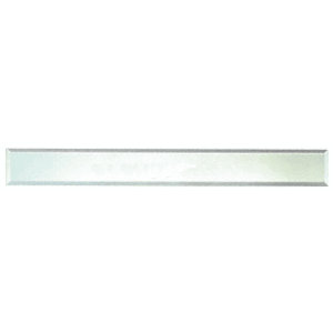 Clear Mirror Glass 4" x 16" Strips Beveled on All 4 Sides - pack of 4