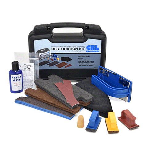 Professional Brushed Stainless Steel Restoration Kit