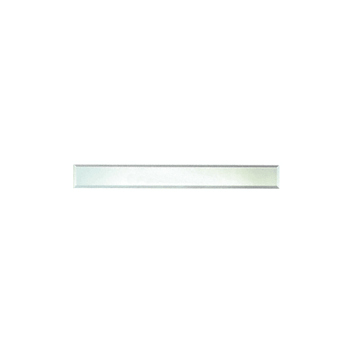 Clear Mirror Glass 3" x 54" Strips Beveled on All 4 Sides - pack of 4