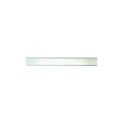 Clear Mirror Glass 3" x 30" Strips Beveled on All 4 Sides - pack of 4