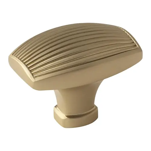 1-1/2" (38 mm) Sea Grass Cabinet Knob Golden Champagne Finish