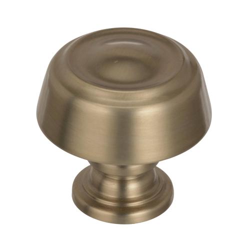 1-1/4" (32 mm) Diameter Kane Cabinet Knob Golden Champagne Finish