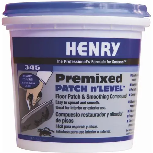 345 1 Qt. Pre-Mixed Patch and Level Gray - pack of 6