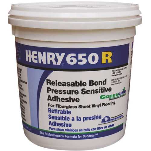 HENRY 12849 650R 1 Gal. Releasable Bond Pressure Sensitive Adhesive - pack of 4