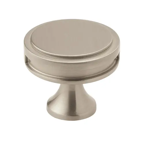 1-3/8" (35 mm) Oberon Cabinet Knob Satin Nickel Finish