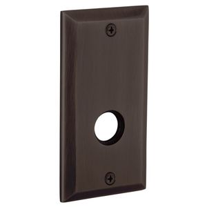 Pair of 5.25" Height Square Passage Rosettes Venetian Bronze