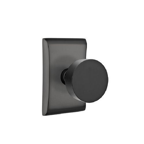 Emtek C5211ROUUS19 Round Privacy with Neos Rose and CF Mechanism Flat