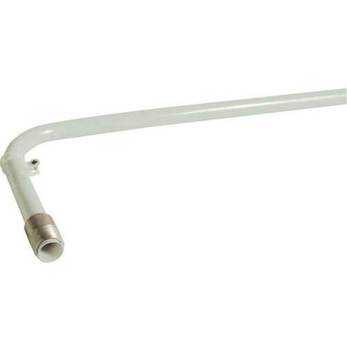 60 in. Polypropylene Runoff Top-Mount Water Heater Drain Tube White