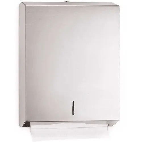 Stainless Steel Brushed C-Fold/Multi-Fold Paper Towel Dispenser