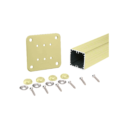 Pre-Treated Aluminum 200, 300, 350, and 400 Series 42" Surface Mount Post Kit