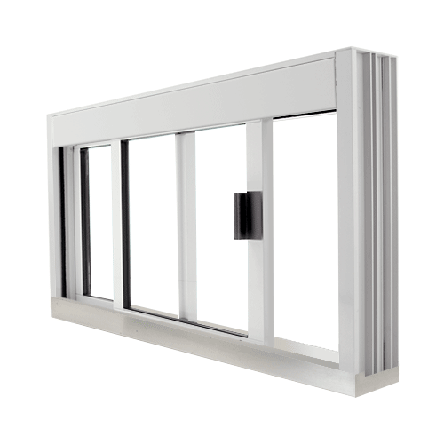 CRL DW4836S0XUA Standard Size Manual DW Deluxe Service Window Unglazed with S.S.Step-Sill