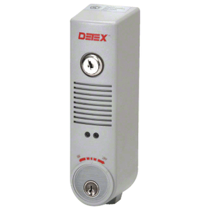 Detex EAX-500 Gray Exit Door Alarm 9V Commercial Surface Mount 100 db 