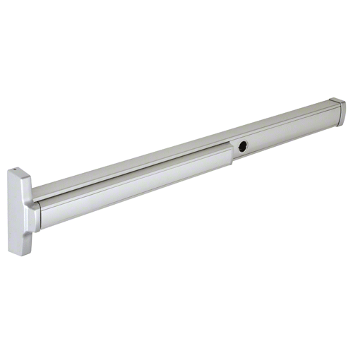 48" 2085 Concealed Vertical Rod Grade 1 Exit Device with Top Latch and Bottom Bolt, Cylinder Dogging, LHRB, Satin Aluminum