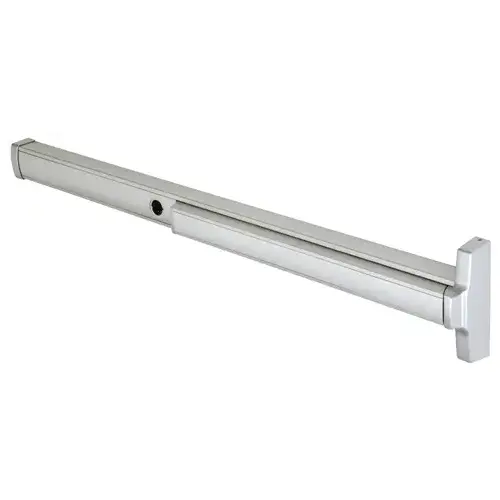Concealed Vertical Rod Grade 1 Exit Device With Top Latch And Bottom Bolt Satin Aluminum