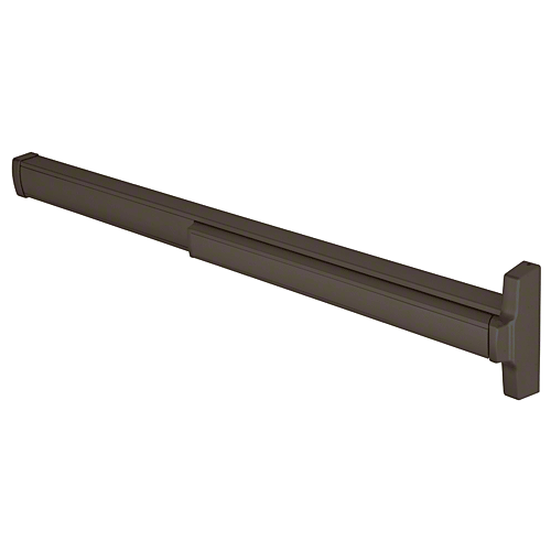 Dark Bronze Anodized Model 2086IE Electric Latch Retraction with Impact Kit Concealed Vertical Rod Panic Exit Device Right Hand Reverse Bevel Fits 36" to 48" Door