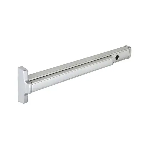 Model 2086C Cylinder Dogging Concealed Vertical Rod Panic Exit Device Left Hand Reverse Bevel Fits 3/0 x 7/0 Door Aluminum Finish