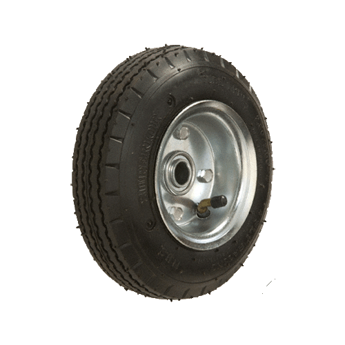 CRL 12818T Black 8" All-Rubber Wheel