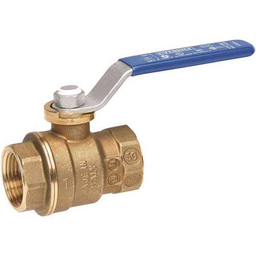 1 in. Lead Free Brass Threaded FPT x FPT Ball Valve