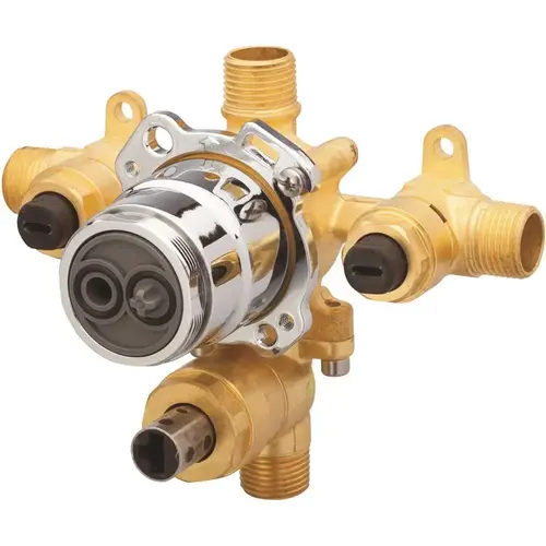 Gerber Plumbing G00GS555S Treysta 1/2 in. 1/2 in. Brass IPS/Sweat Inlets Rough-In Valve