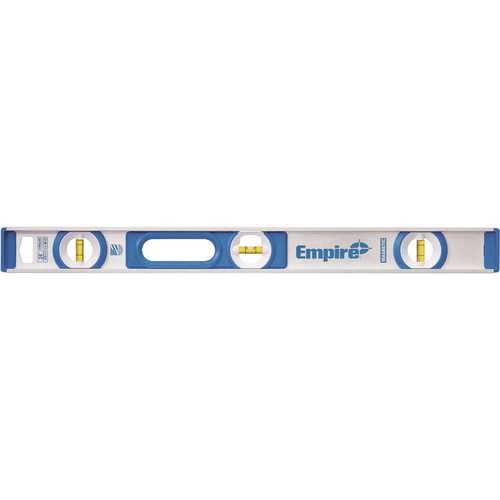Empire 500M.24 500 Series I-Beam Level, 24 in L, 3-Vial, Magnetic, Aluminum