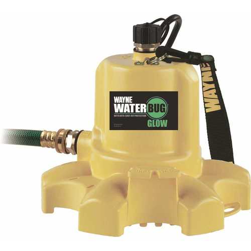 0.16 HP WaterBUG Glow Auto Off Submersible Utility Pump with Multi-Flo Technology