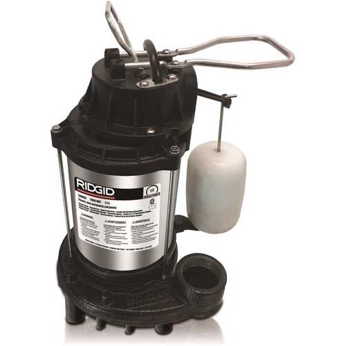 RIDGID 330RSDS 1/3 HP Stainless Steel Dual Suction Sump Pump