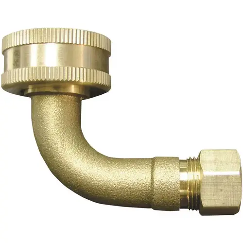 3/4 in. x 3/8 in. Brass 90-Degree Dishwasher Elbow