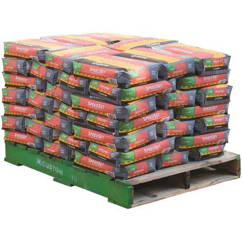 Custom Building Products SDS25-56 SpeedSet 25 lbs. Gray Fortified Thinset Mortar ( / 2800 sq. ft. / Pallet) - pack of 56