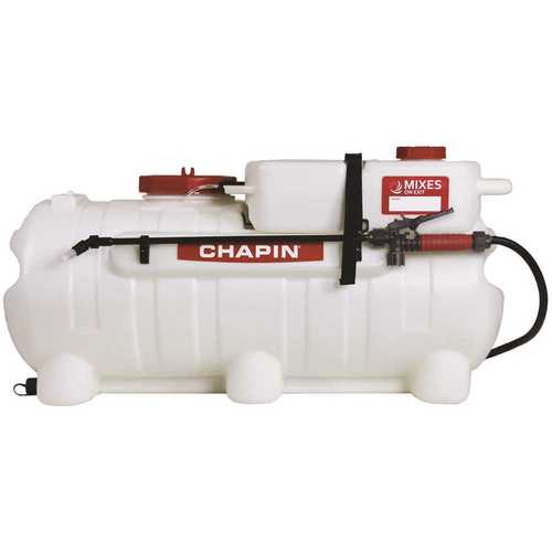 Chapin 97561 Mixes on Exit ATV Spot Sprayer, 25 gal Tank, Polyester Tank, 180 in L Hose