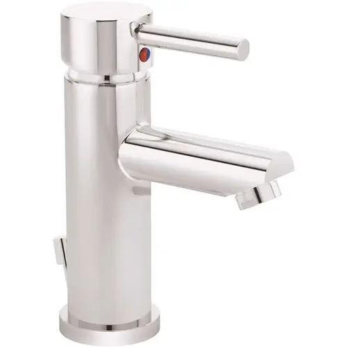 Dia Single Hole Single-Handle Bathroom Faucet with Drain Assembly in Polished Chrome