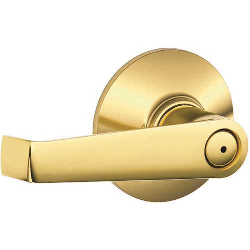 Schlage F40 ACC 716 Accent Door Lever, Bed & Bath Privacy Lock, Aged Bronze  - Door Levers 