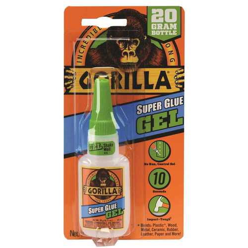 Gorilla 7700101 0.71 oz. Super Glue Gel - pack of 6