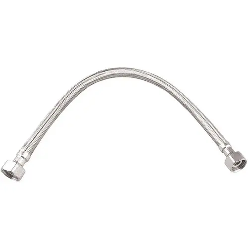 1/2 in. Compression x 1/2 in. FIP x 30 in. Braided Stainless Steel Faucet Supply Line