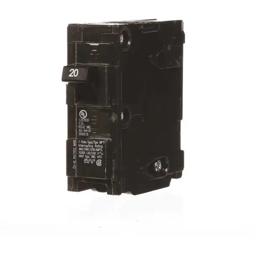Murray 20 Amp Single-Pole Type MP-Circuit Breaker Black