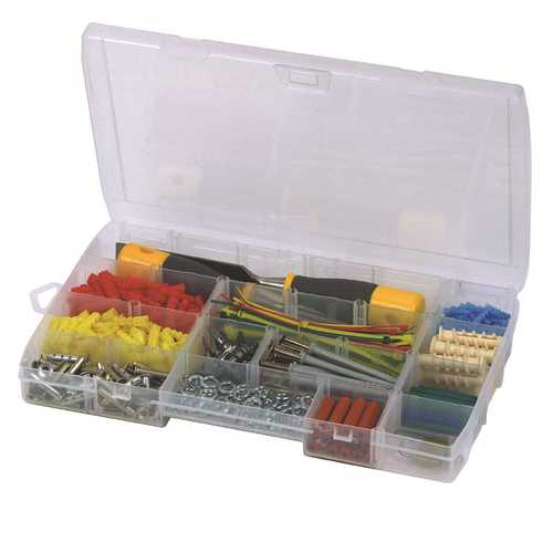 23-Compartment Small Parts Organizer Clear