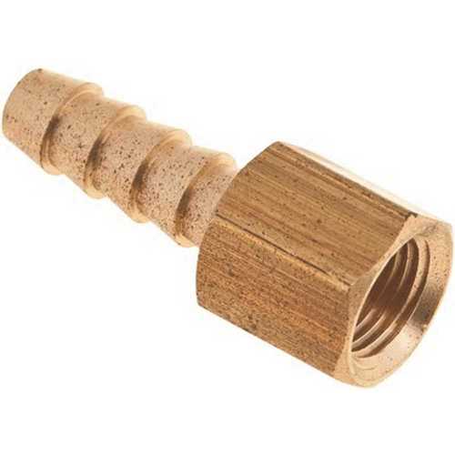 1/2 in. Barb x 3/8 in. FIP Lead Free Brass Hose Barb Adapter