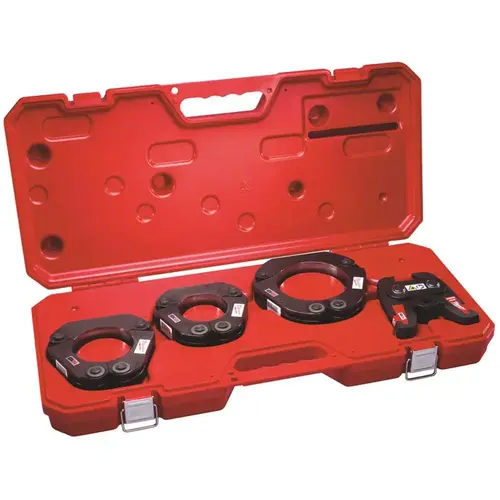 M18 Force Logic 2-1/2 in. - 4 in. Press Ring Kit Set (4 Jaws Included) Red