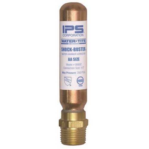 IPS Corporation 86590 Shock-Buster Water Hammer Lead Free 1/2 in. MIP Connection Arrestor