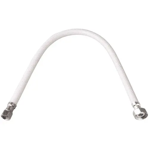 Durapro 231156LF 3/8 in. Compression x 1/2 in. FIP x 20 in. Vinyl Faucet Supply Line White