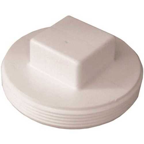 4 in. PVC Sewer Plug white / smooth