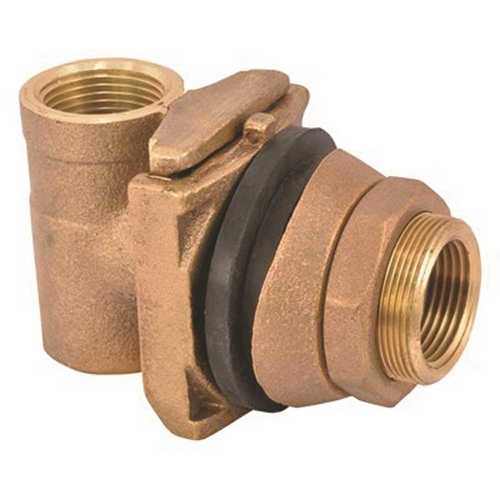 1 in. Lead Free Brass Pitless Adapter