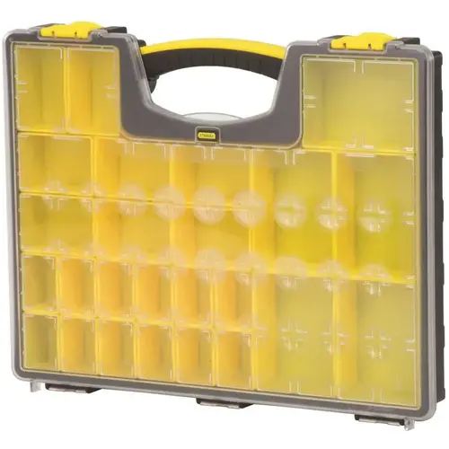 Stanley 014725R Storage Organizer 13.3" W X 2.15" H Polypropylene 25 compartments Black/Yellow Black/Yellow