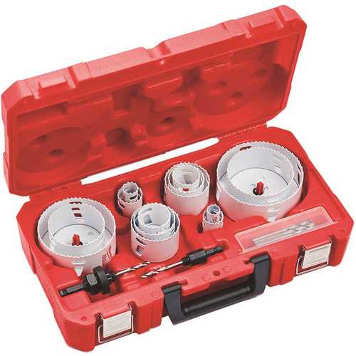 Hole Dozer Hole Saw Kit, 19-Piece, Bi-Metal